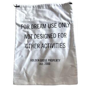 Golden Goose - Canvas Dust Bag 15x11.5”